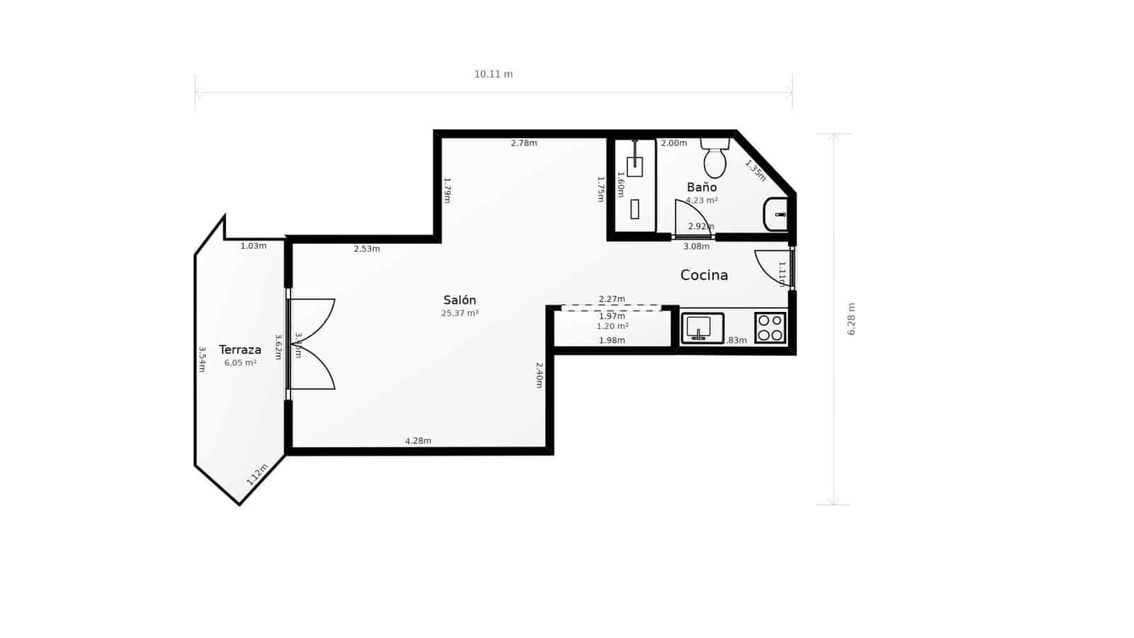 Apartment for sale in Golf del Sur with pool - € 155,000 (Ref: 10034085)