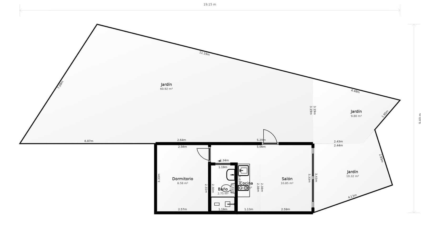 1 camera da letto Finca/Casa di Campagna da affittare in Barlovento con garage - 450 € (Rif: 10037532)