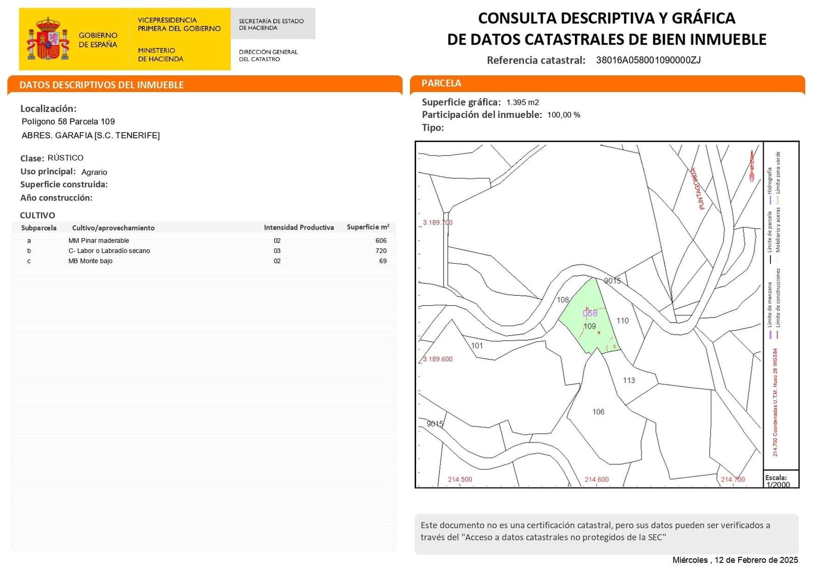 Terreno Non Edificato in vendita in Garafia - 145.000 € (Rif: 10148892)