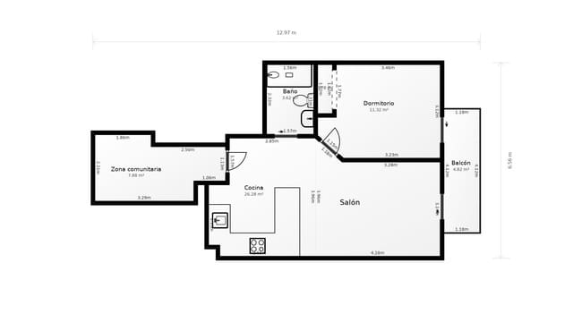 1 sypialnia Apartament do wynajęcia w Las Chafiras (San Miguel), San Miguel de Abona z basenem garażem - 920 € (Ref: 10171843)