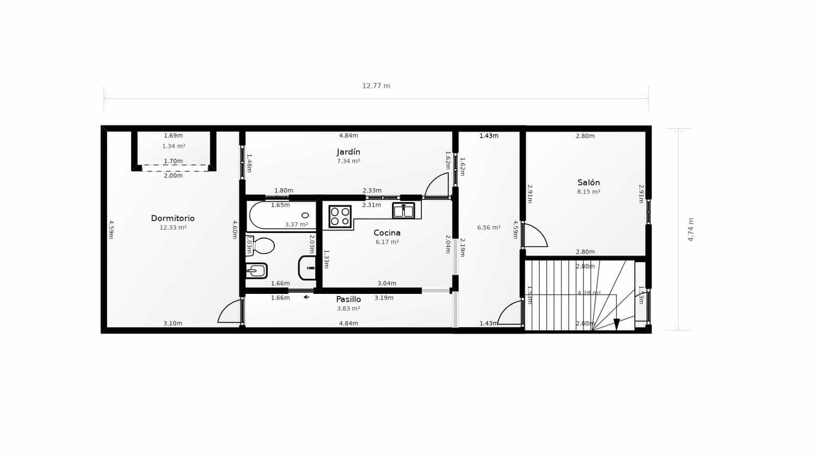 2 sypialnia Mieszkanie na sprzedaż w San Cristobal de La Laguna - 76 650 € (Ref: 10171844)