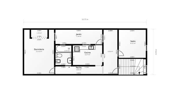 2 sypialnia Mieszkanie na sprzedaż w San Cristóbal de La Laguna - 76 650 € (Ref: 10171844)