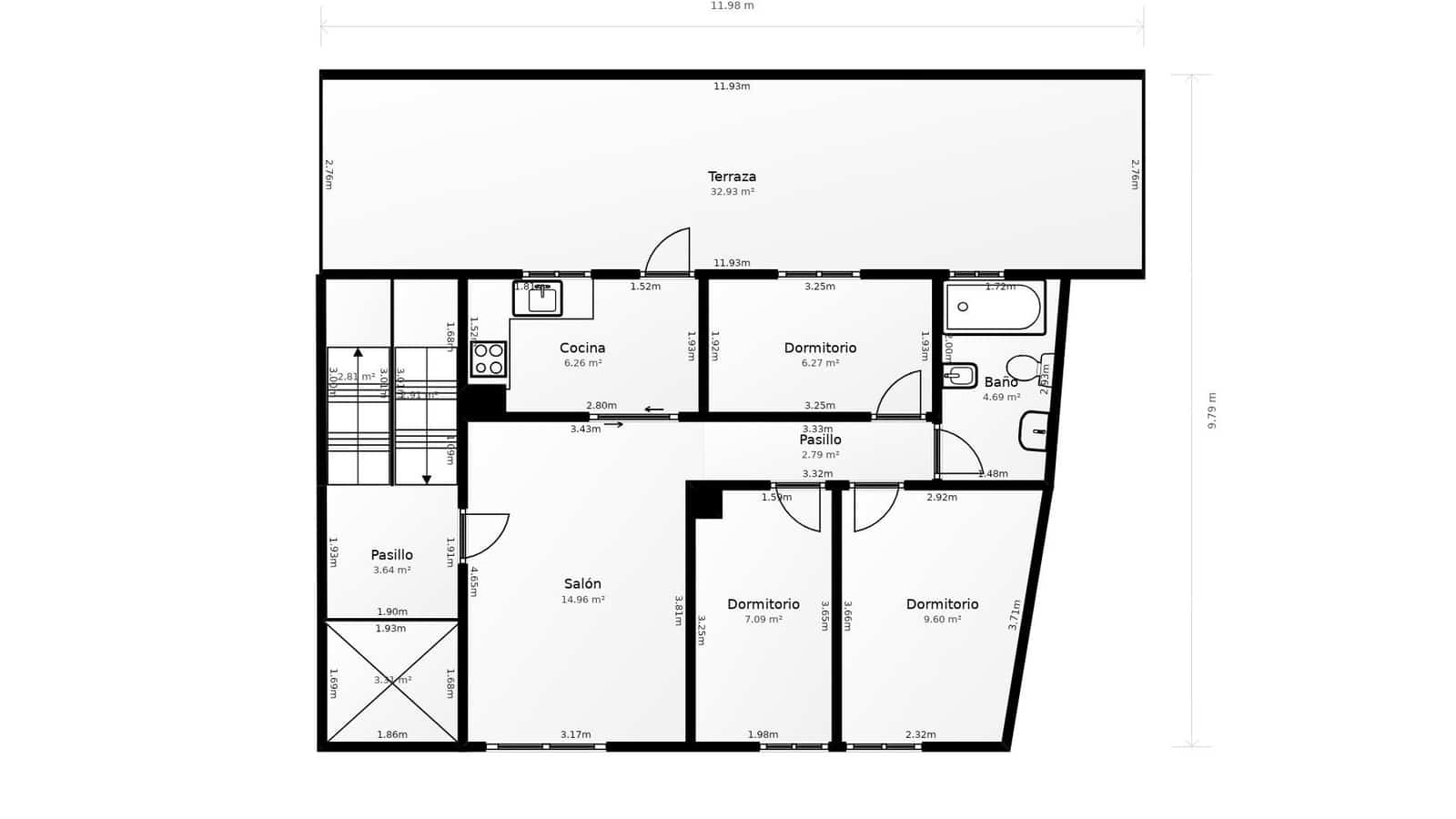 3 soveværelse Rækkehus til salg i Santa Cruz de Tenerife - € 300.000 (Ref: 9543766)