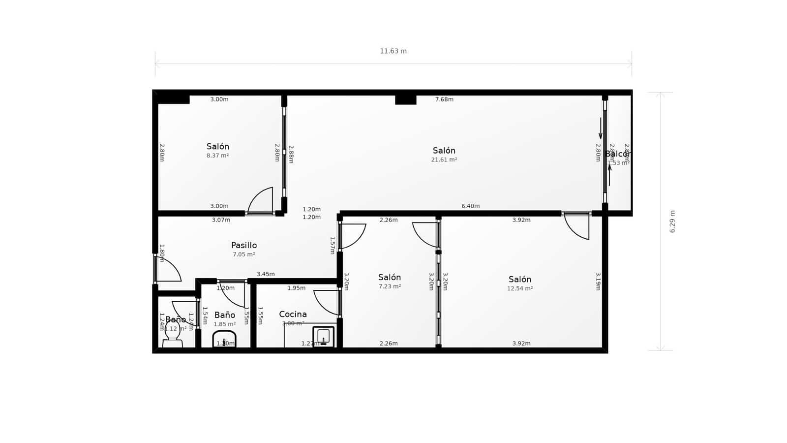 4 sypialnia Biuro do wynajęcia w Santa Cruz de Tenerife - 850 € (Ref: 9630139)