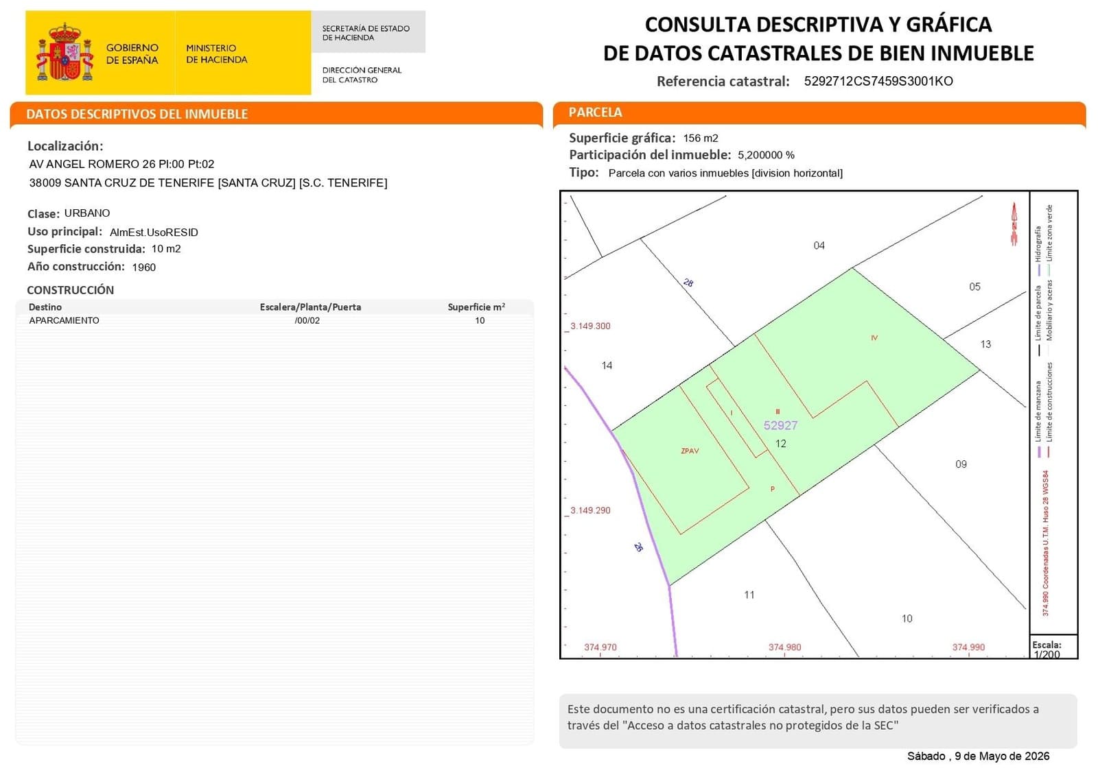 Commercial for sale in Santa Cruz de Tenerife with garage - € 225,000 (Ref: 9865284)