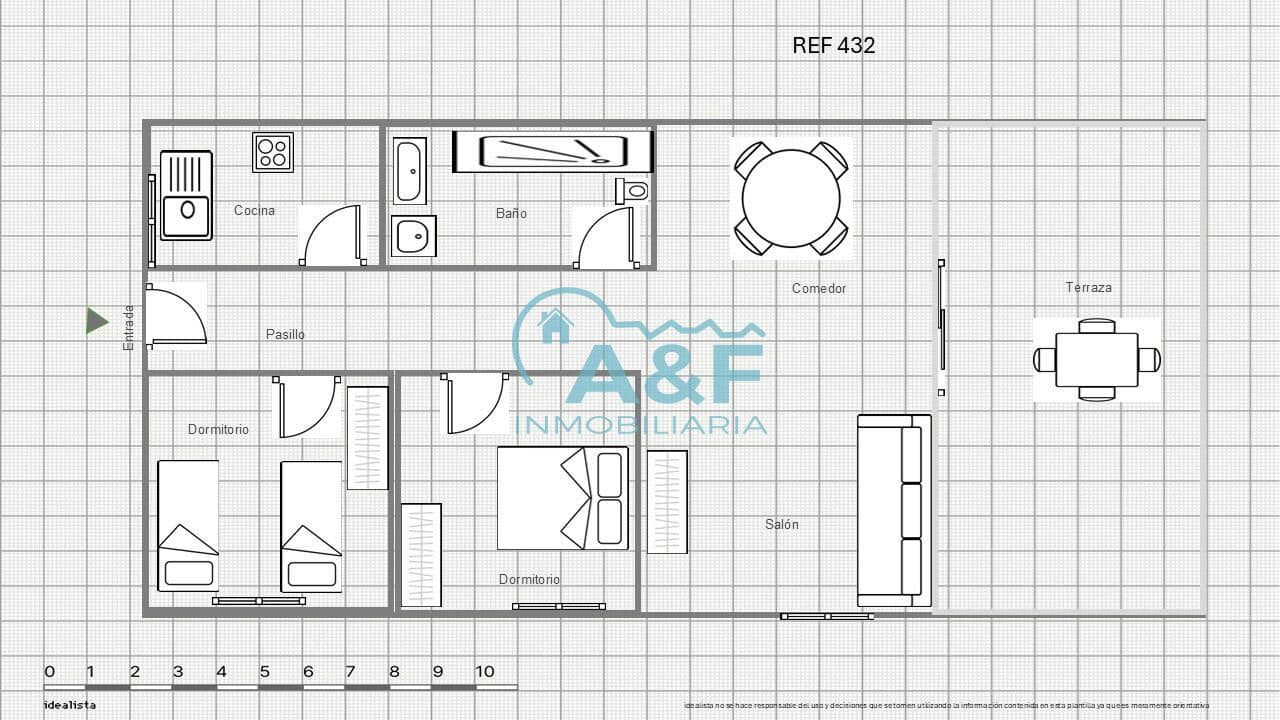 Appartement de 2 chambres à louer à Oropesa  avec piscine - 675 € (Ref: 9388146)
