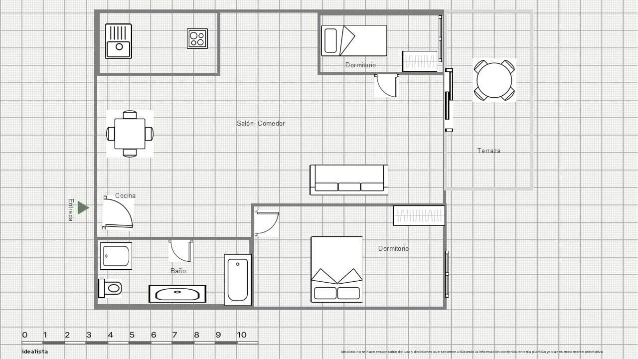 2 sovrum Lägenhet till salu i Oropesa  med pool - 150 000 € (Ref: 9388150)