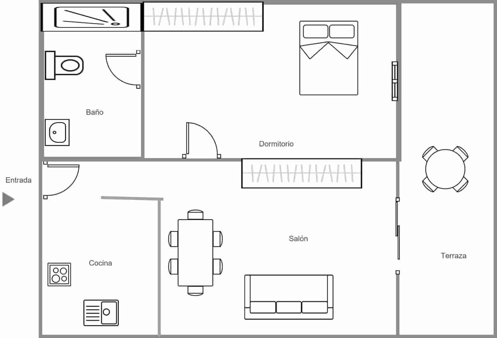 1 sypialnia Apartament na sprzedaż w Oropesa  z basenem garażem - 145 000 € (Ref: 9388151)