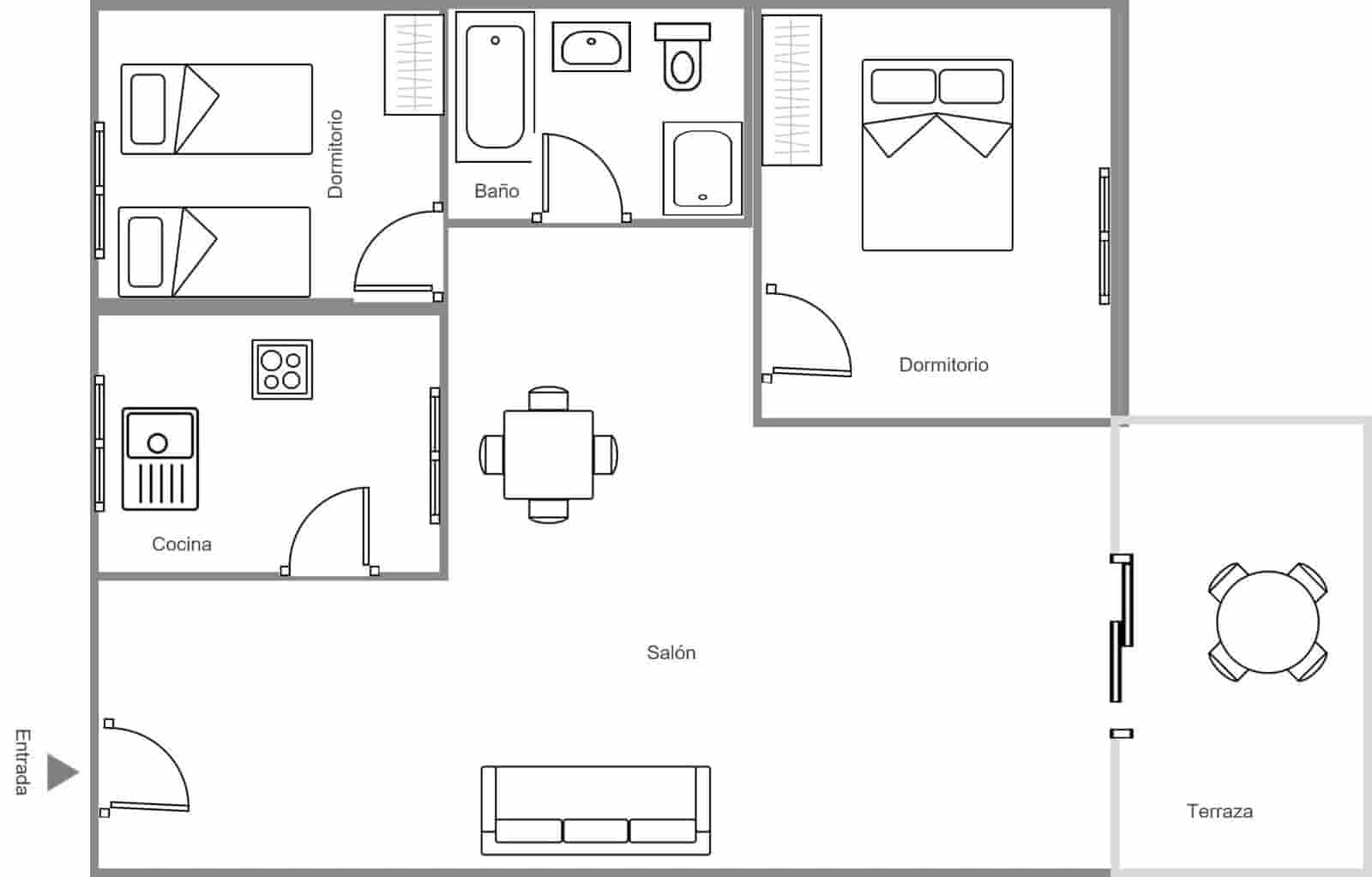 2 makuuhuone Huoneisto myytävänä paikassa Oropesa  mukana uima-altaan 
autotalli - 125 000 € (Ref: 9388158)
