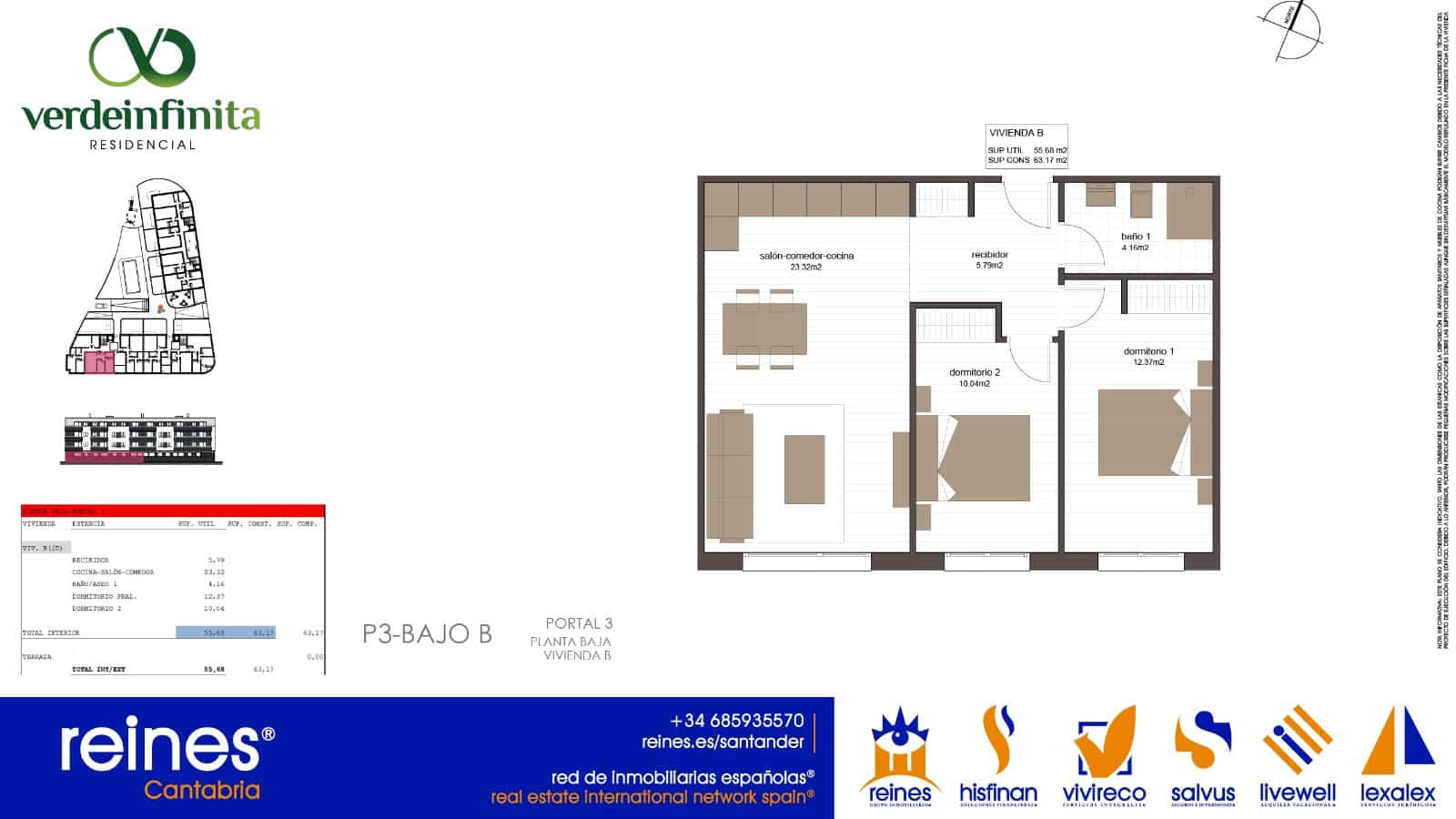 2 bedroom Flat for sale in Los Corrales de Buelna with pool garage - € 160,900 (Ref: 9200869)