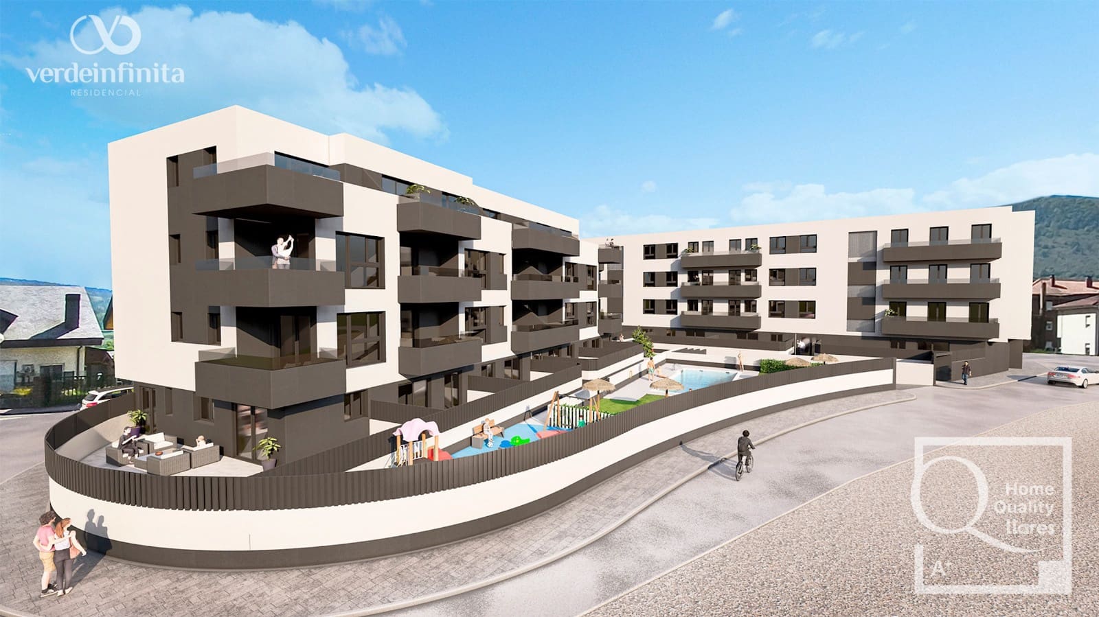 2 bedroom Flat for sale in Los Corrales de Buelna with pool garage - € 160,900 (Ref: 9200869)