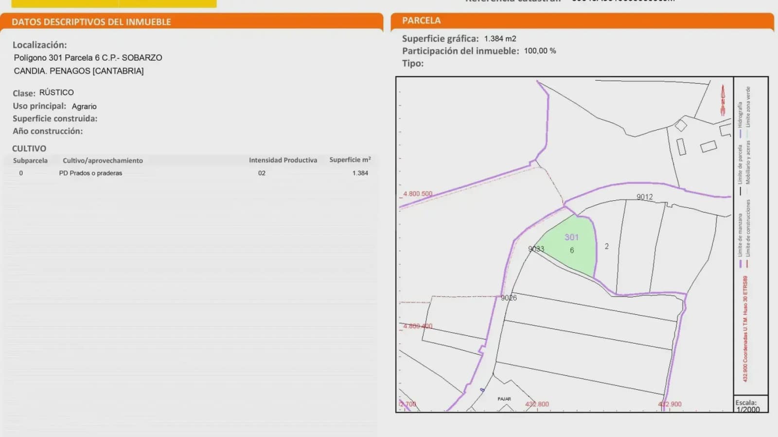 Tontti myytävänä paikassa Penagos - 285 000 € (Ref: 9781407)
