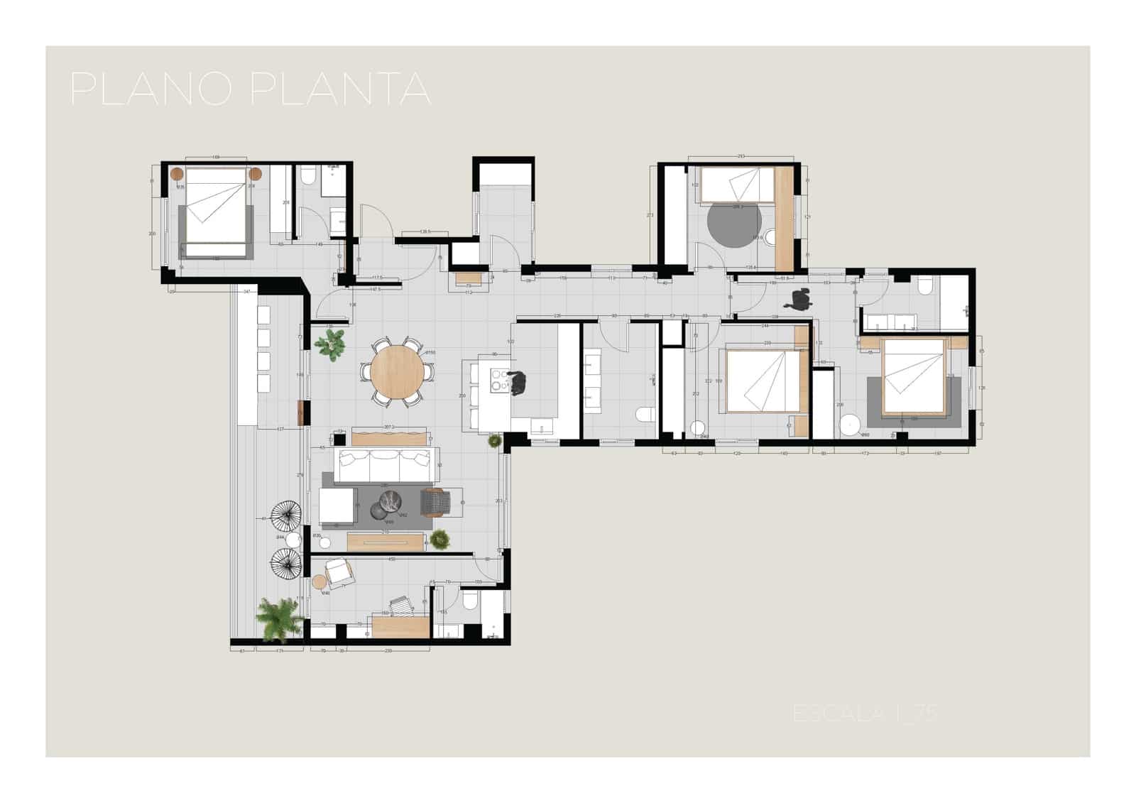 5 bedroom Apartment for rent in Palma de Mallorca with garage - € 3,000 (Ref: 9158242)