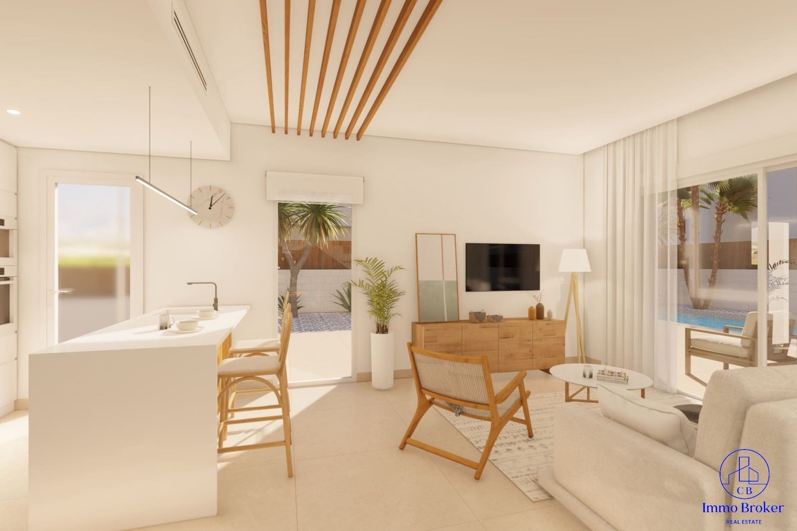 Chalet de 3 habitaciones en Pilar de la Horadada en venta con piscina garaje - 439.000 € (Ref: 9471843)