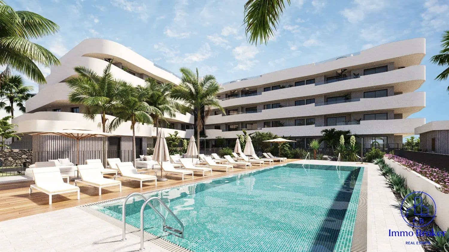 2 makuuhuone Kattohuoneisto myytävänä paikassa El Medano mukana uima-altaan 
autotalli - 451 000 € (Ref: 9471872)