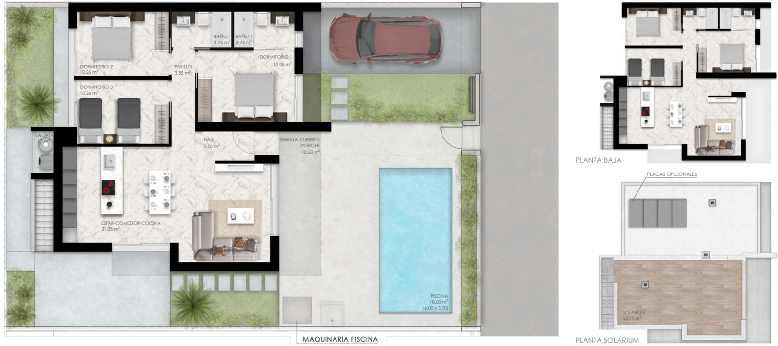 3 soveværelse Villa til salg i Ciudad Quesada med swimmingpool garage - € 496.000 (Ref: 9471875)