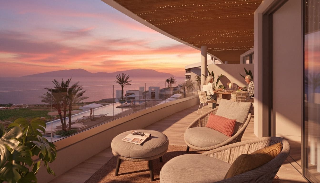 2 sypialnia Mieszkanie na sprzedaż w Adeje z basenem garażem - 670 000 € (Ref: 9554606)