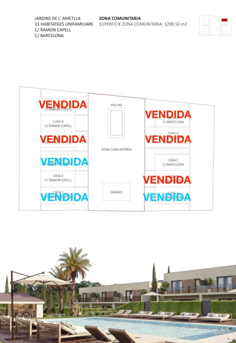 5 quarto Moradia em Banda para venda em L'Ametlla del Valles com piscina garagem - 540 000 € (Ref: 9343963)