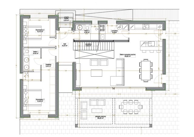 4 makuuhuone Huvila myytävänä paikassa La Pedrera - Vessanes, Dénia mukana uima-altaan 
autotalli - 1 350 000 € (Ref: 9383708)