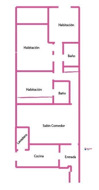3 soveværelse Lejlighed til salg i Don Benito - € 120.000 (Ref: 9228857)