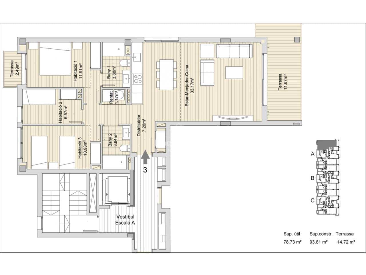 3 bedroom Apartment for sale in Pals with pool garage - € 395,000 (Ref: 10034766)