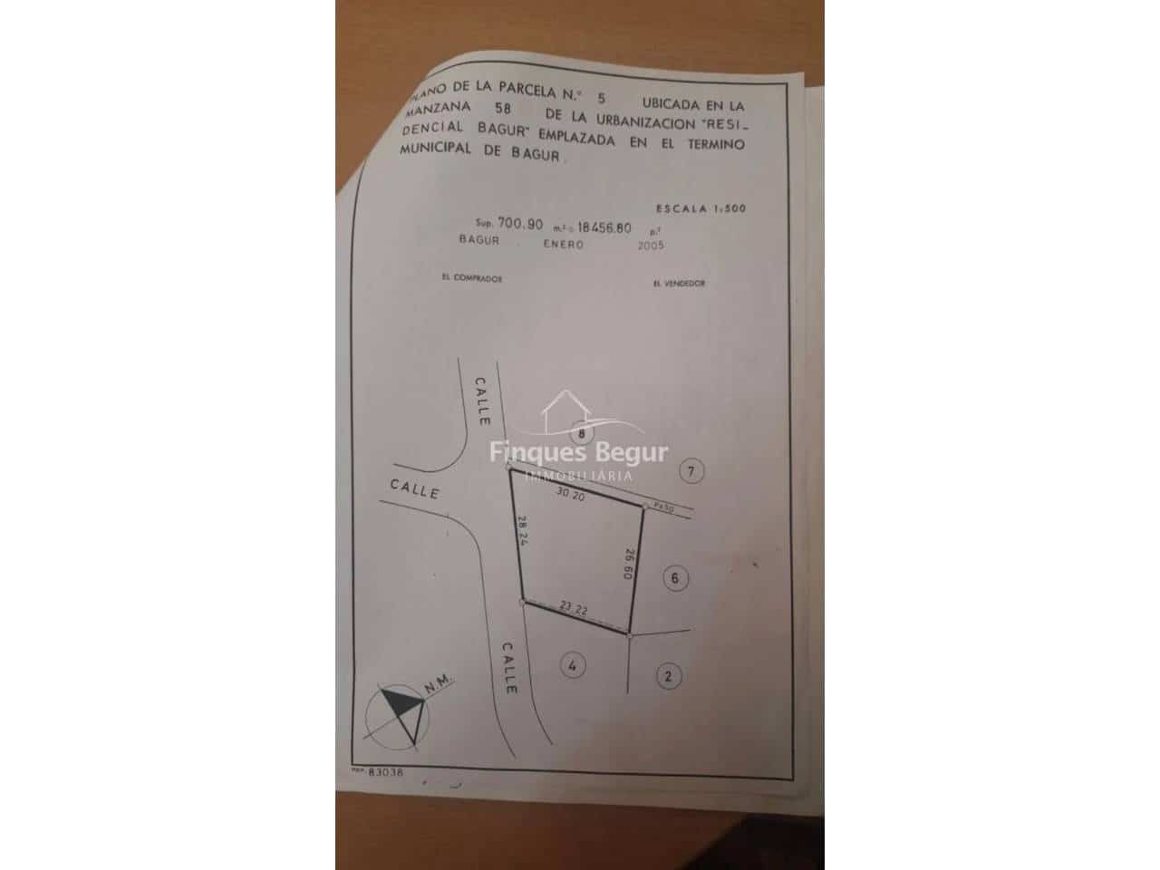 Ubebygd land til salgs i Begur - € 115 000 (Ref: 9280943)