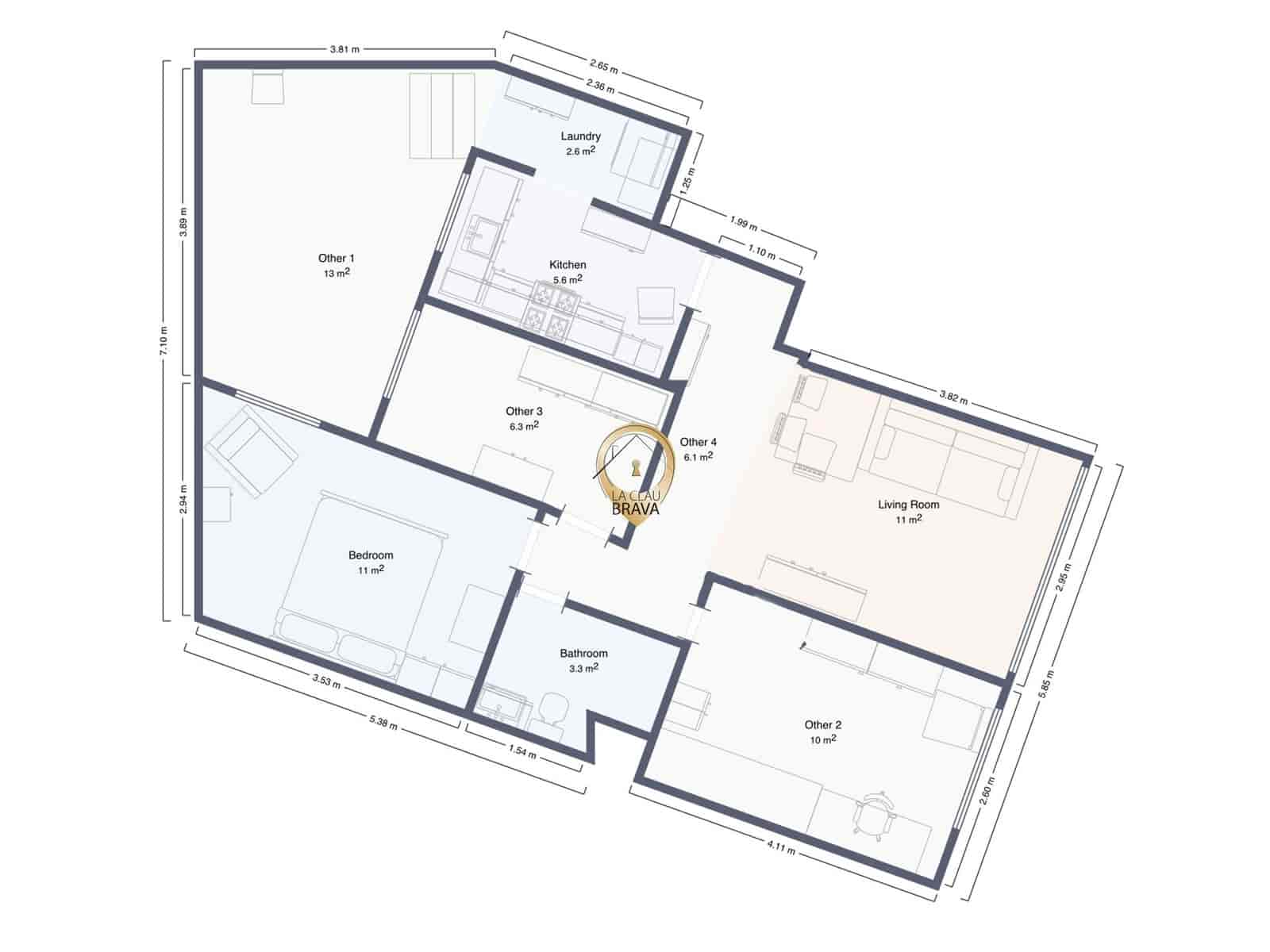 3 sypialnia Mieszkanie na sprzedaż w Sant Feliu de Guixols - 207 000 € (Ref: 9626441)
