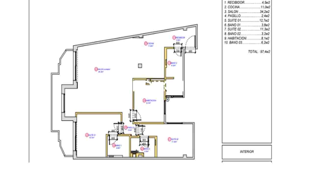Piso de 3 habitaciones en Barcelona ciudad en venta - 1.100.000 € (Ref: 9562525)