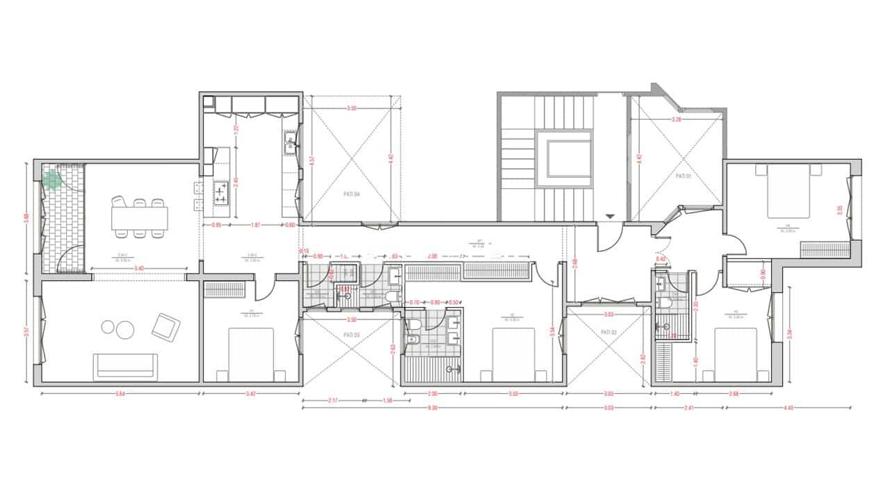 Penthouse de 4 chambres à louer à Barcelone ville - 8 950 € (Ref: 9741426)
