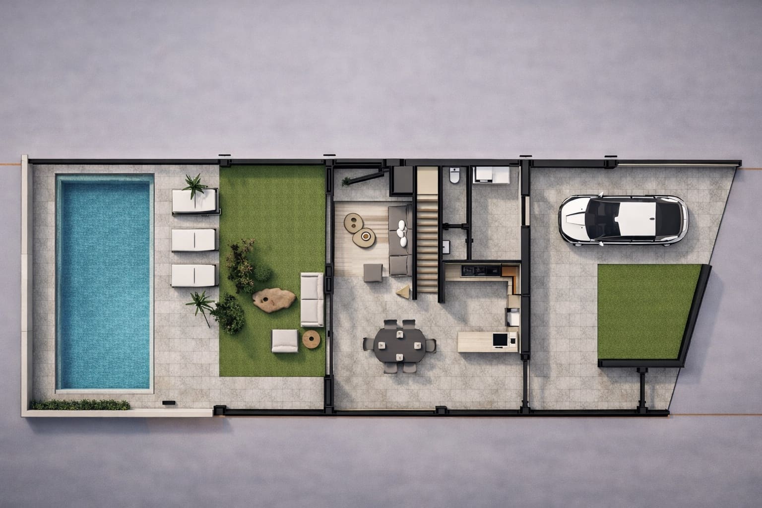 3 soveværelse Semi-Rækkehus til salg i Villaverde med swimmingpool garage - € 470.000 (Ref: 9627937)