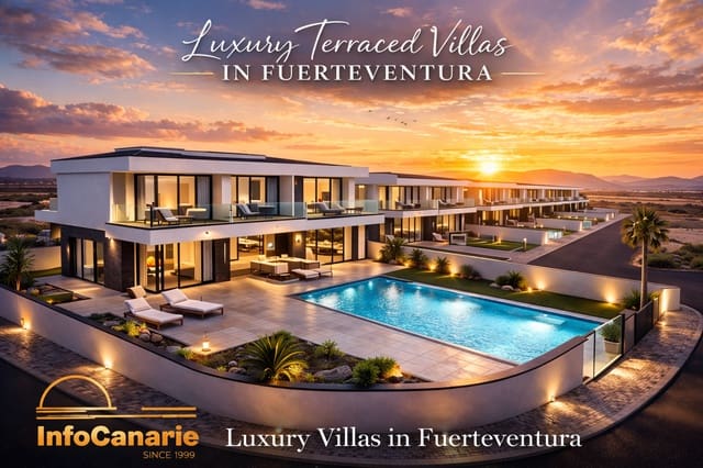 3 soveværelse Semi-Rækkehus til salg i Villaverde, La Oliva med swimmingpool garage - € 470.000 (Ref: 9627937)