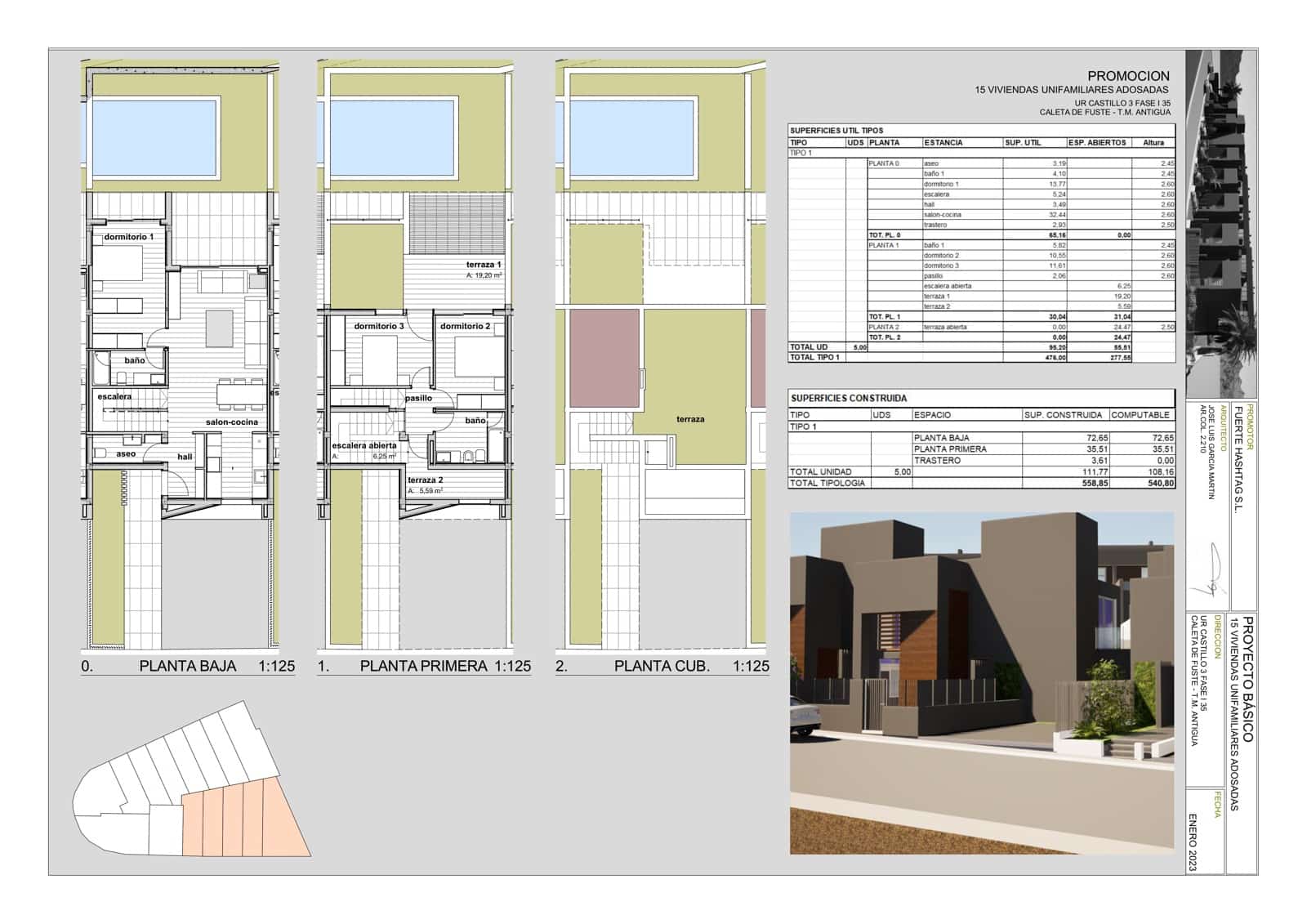 3 bedroom Villa for sale in Caleta de Fuste with pool - € 308,990 (Ref: 9638022)
