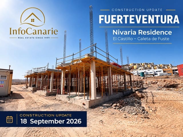 3 soveværelse Semi-Rækkehus til salg i Caleta de Fuste, Antigua med swimmingpool garage - € 349.000 (Ref: 9639649)