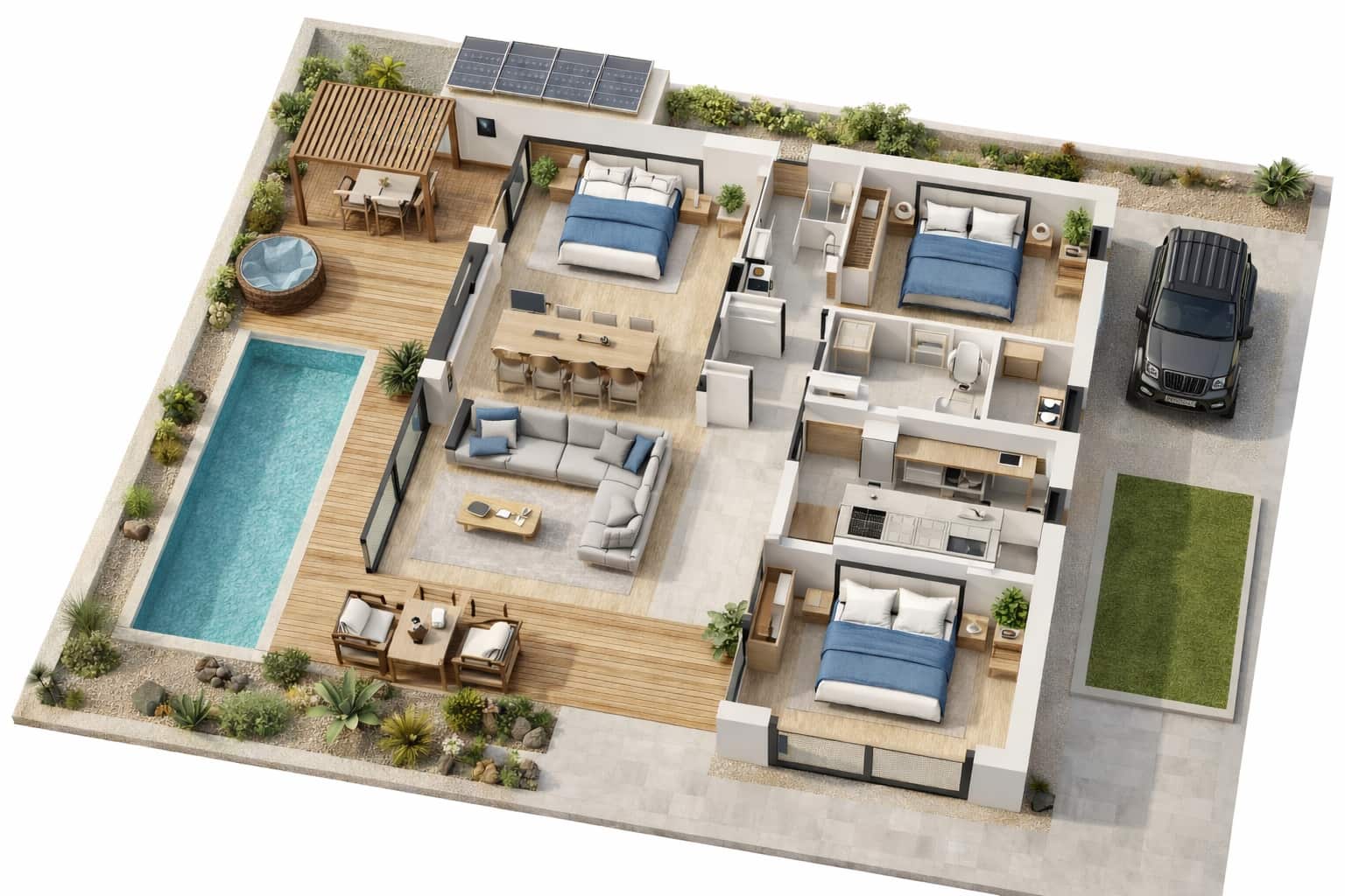 2 bedroom Villa for sale in La Oliva with pool garage - € 299,000 (Ref: 9676425)