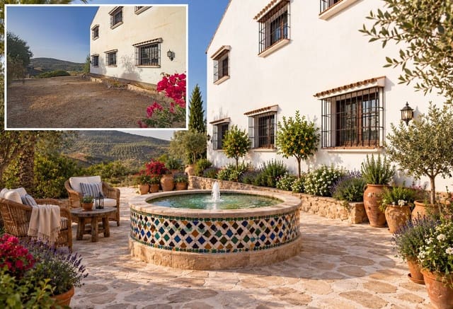3 soveværelse Finca/Landehus til salg i Riogordo med garage - € 360.000 (Ref: 10048860)
