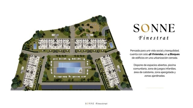 2 camera da letto Appartamento in vendita in Balcón de Finestrat - Terra Marina, Finestrat con piscina garage - 355.000 € (Rif: 9559783)