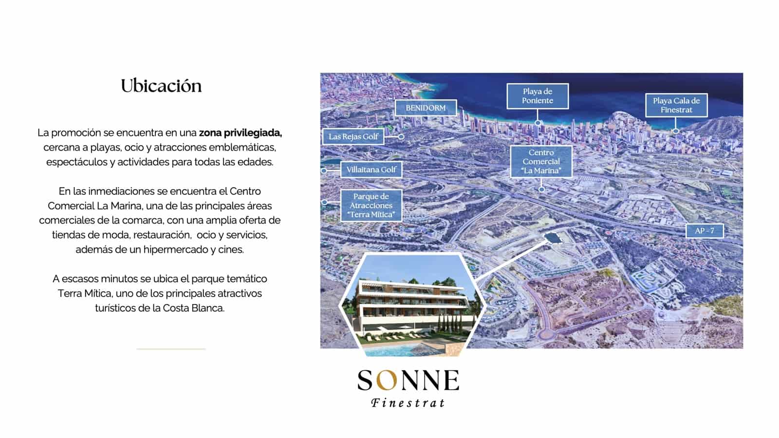 Apartamento de 2 habitaciones en Finestrat en venta con piscina garaje - 355.000 € (Ref: 9559790)