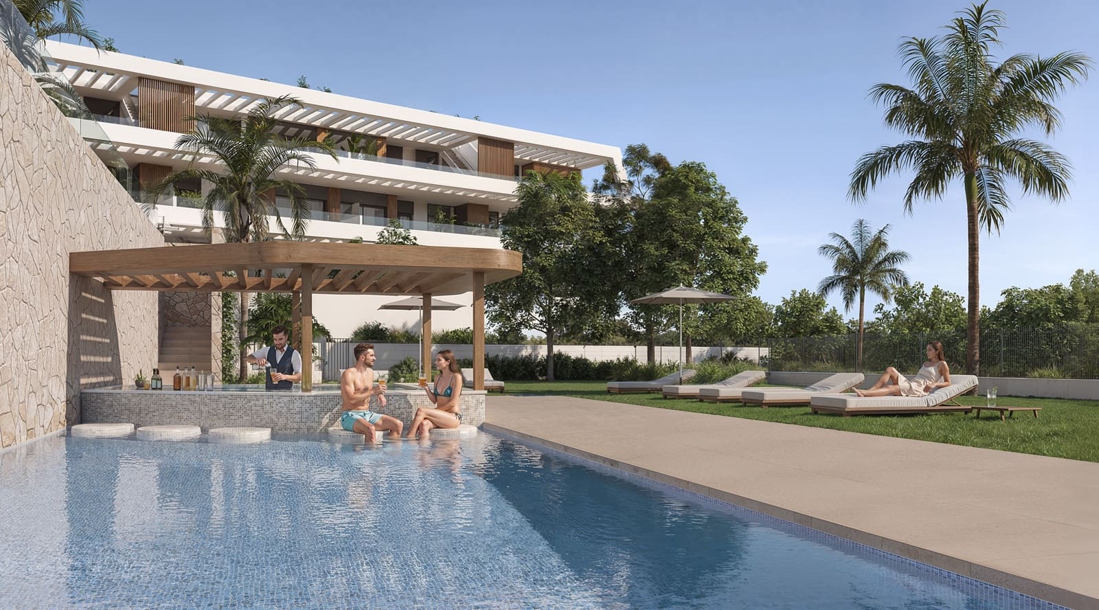 2 soveværelse Lejlighed til salg i Finestrat med swimmingpool - € 375.000 (Ref: 9588065)