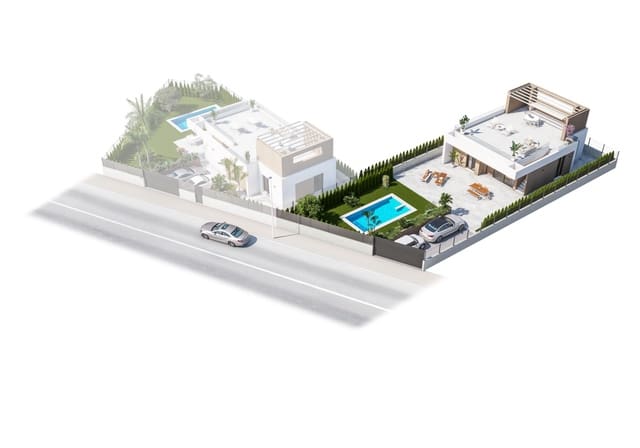 3 soverom Kjedet enebolig til salgs i Vera Playa Naturista, Vera med svømmebasseng garasje - € 445 000 (Ref: 9999133)
