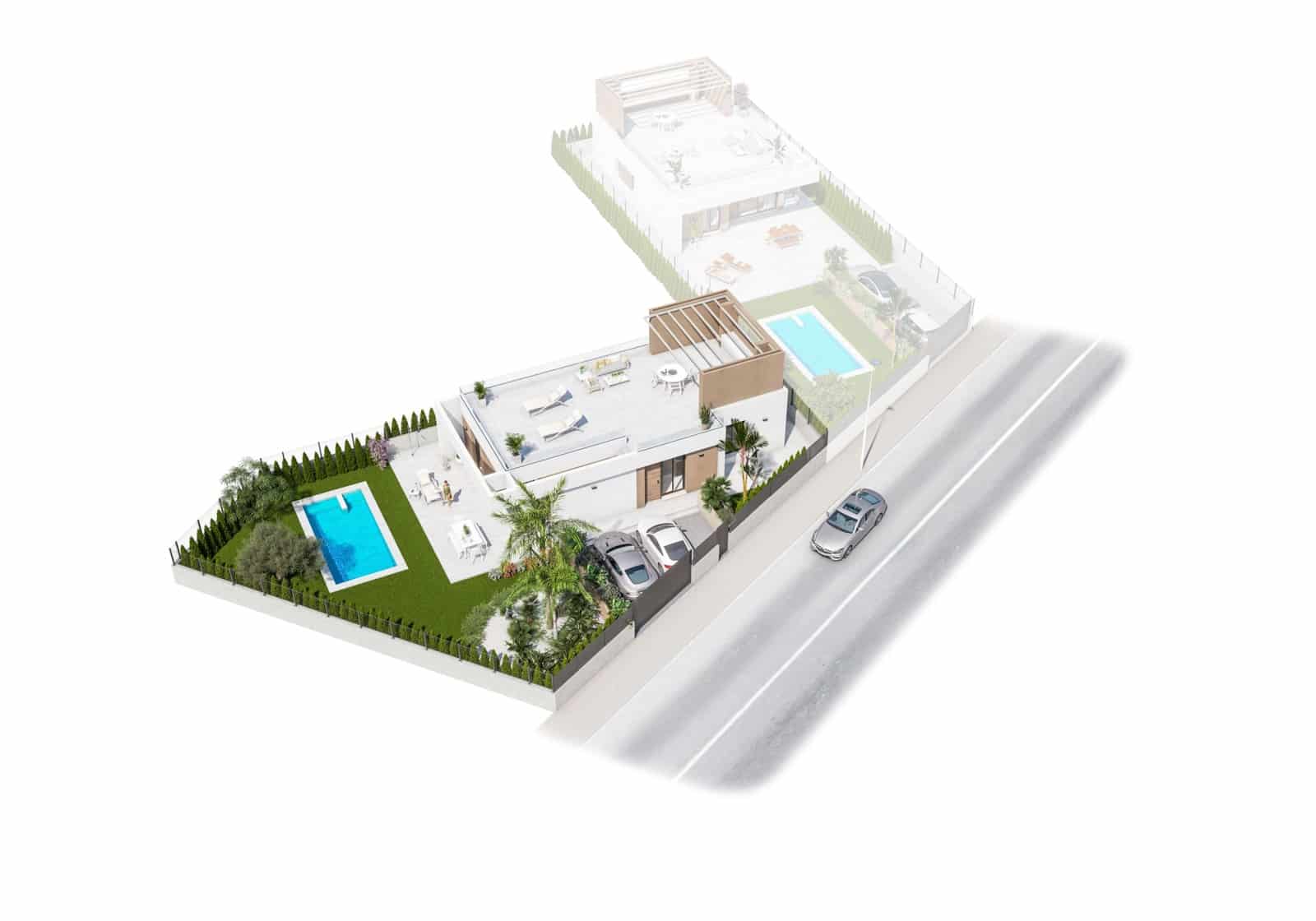 3 soverom Kjedet enebolig til salgs i Vera med svømmebasseng garasje - € 445 000 (Ref: 9999133)