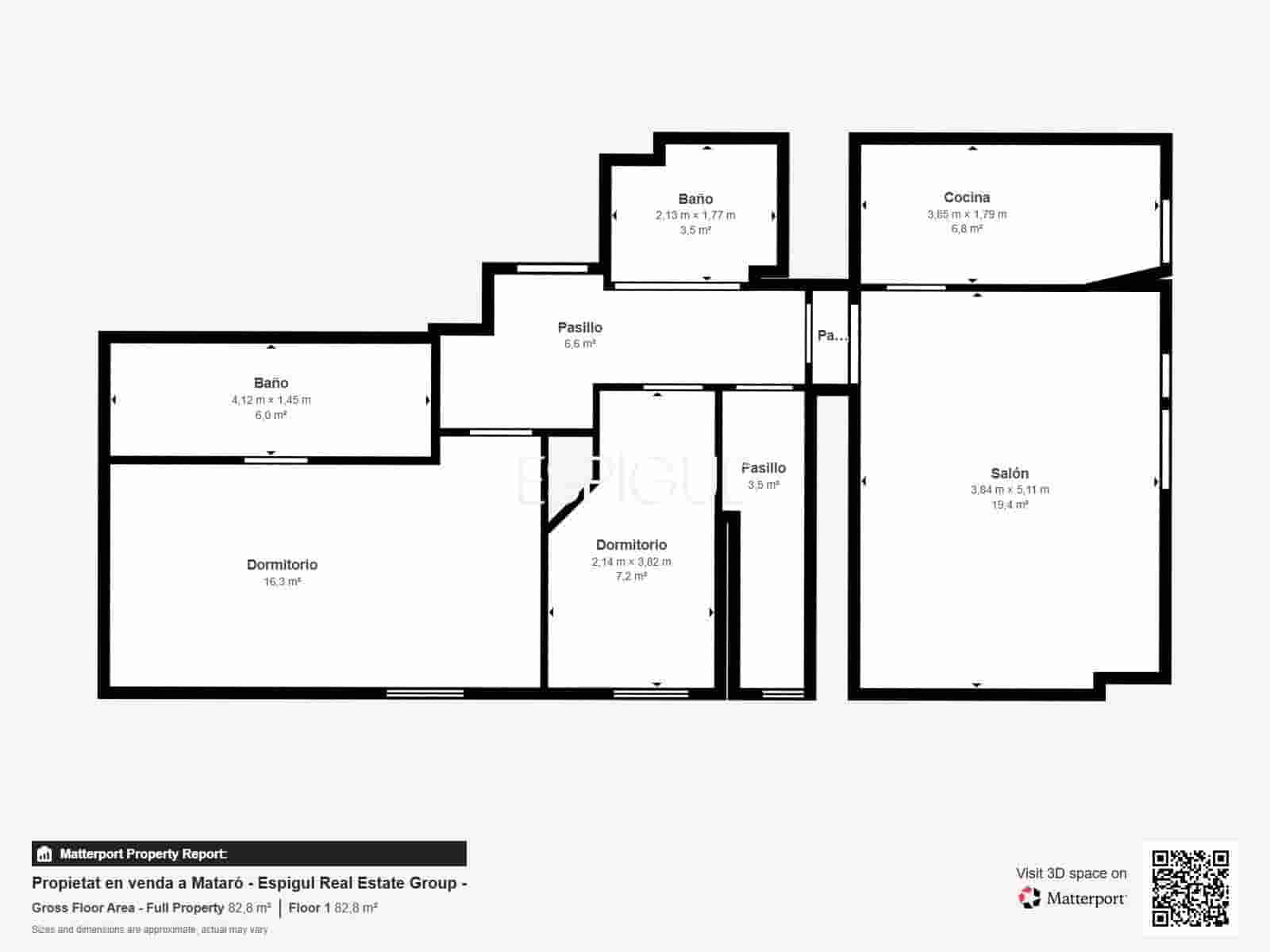Piso de 3 habitaciones en Mataró en venta con piscina garaje - 569.000 € (Ref: 10016043)