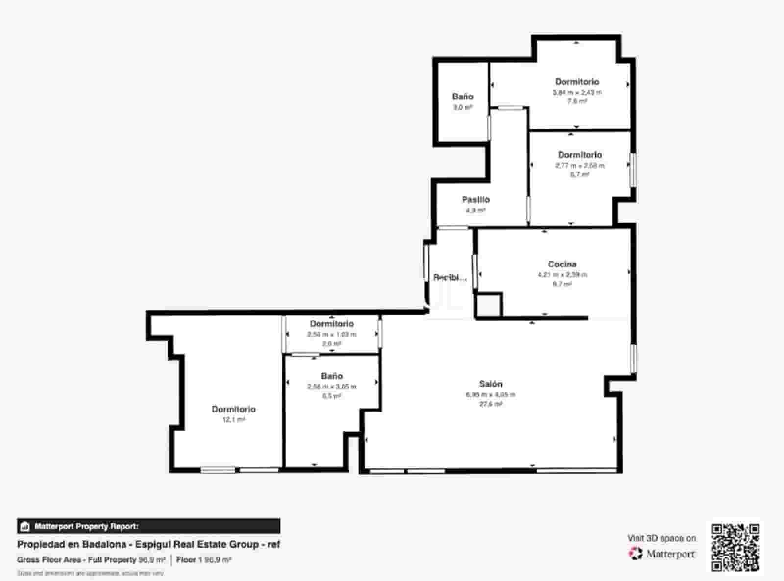 3 Zimmer Wohnung zu verkaufen in Badalona mit Pool Garage - 849.000 € (Ref: 10016062)