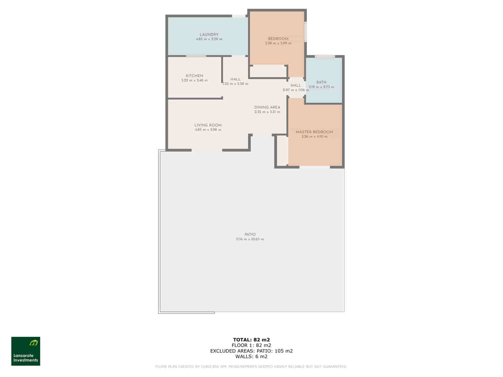 2 soveværelse Villa til salg i Playa Blanca - € 390.000 (Ref: 9276296)