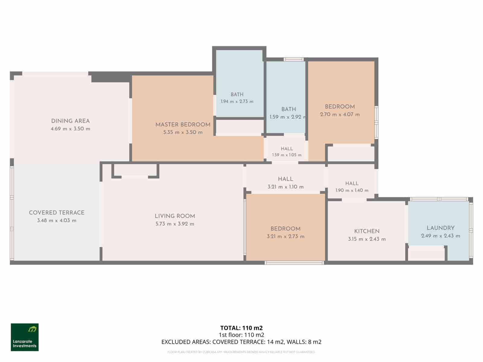 3 soverom Villa til salgs i Playa Blanca med svømmebasseng - € 700 000 (Ref: 9282145)