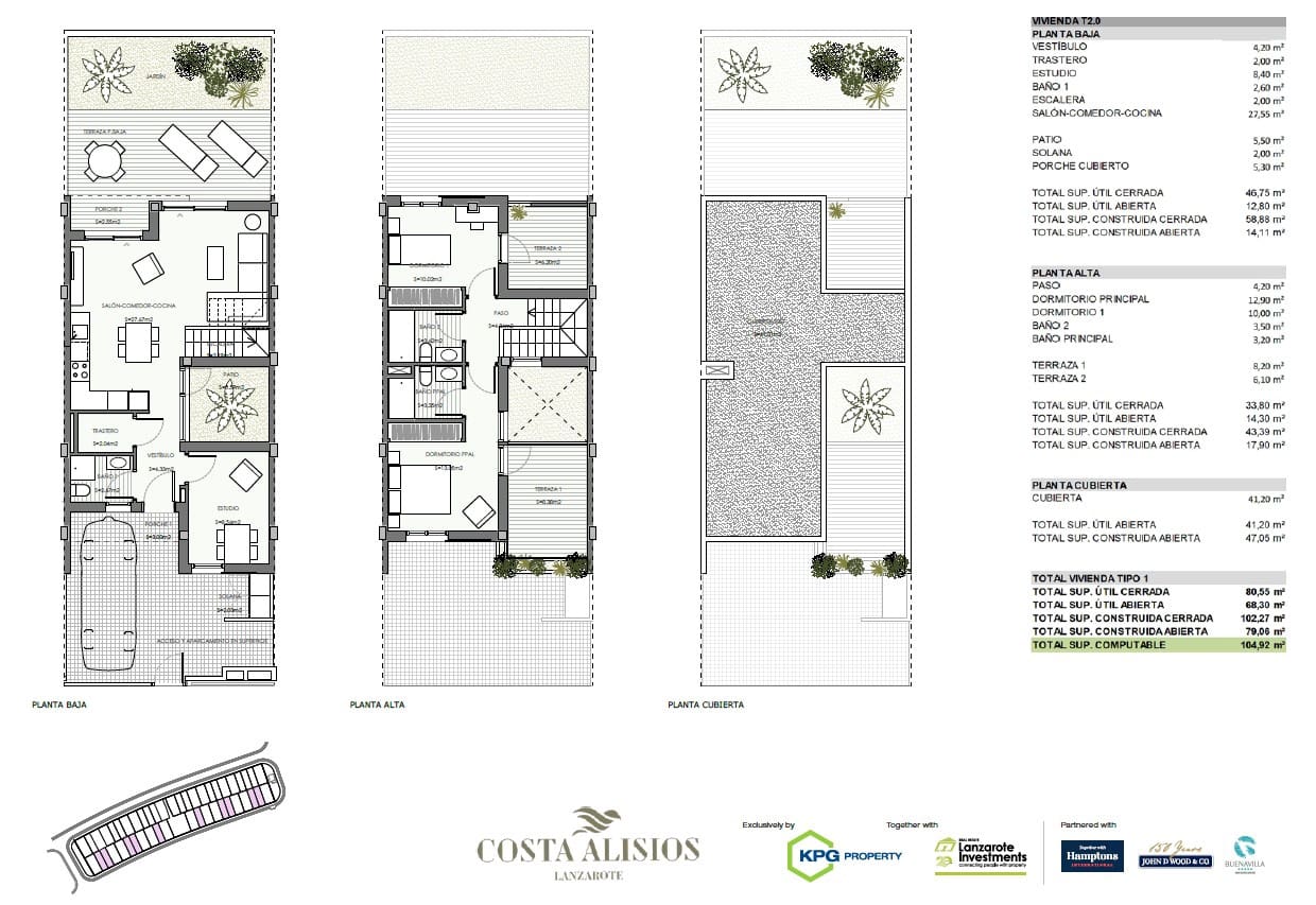 3 bedroom Villa for sale in Costa Teguise with pool - € 358,500 (Ref: 9738537)