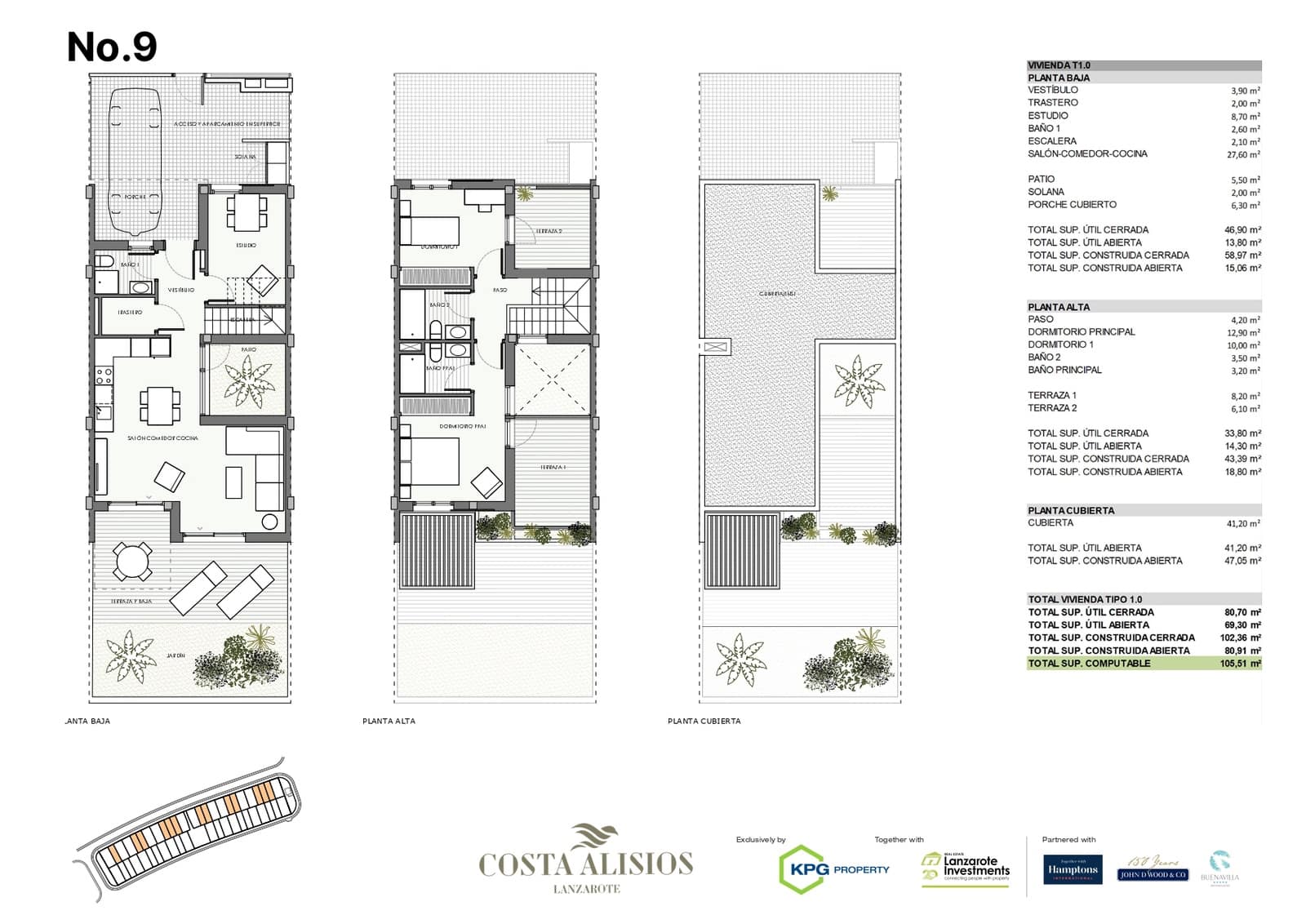 3 soverom Villa til salgs i Costa Teguise med svømmebasseng garasje - € 366 500 (Ref: 9738537)