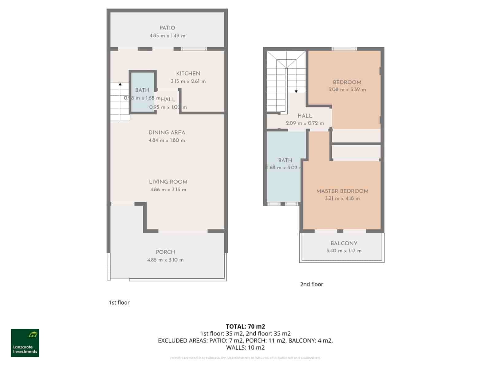 2 makuuhuone Huvila myytävänä paikassa Puerto Calero mukana uima-altaan - 369 000 € (Ref: 9799226)