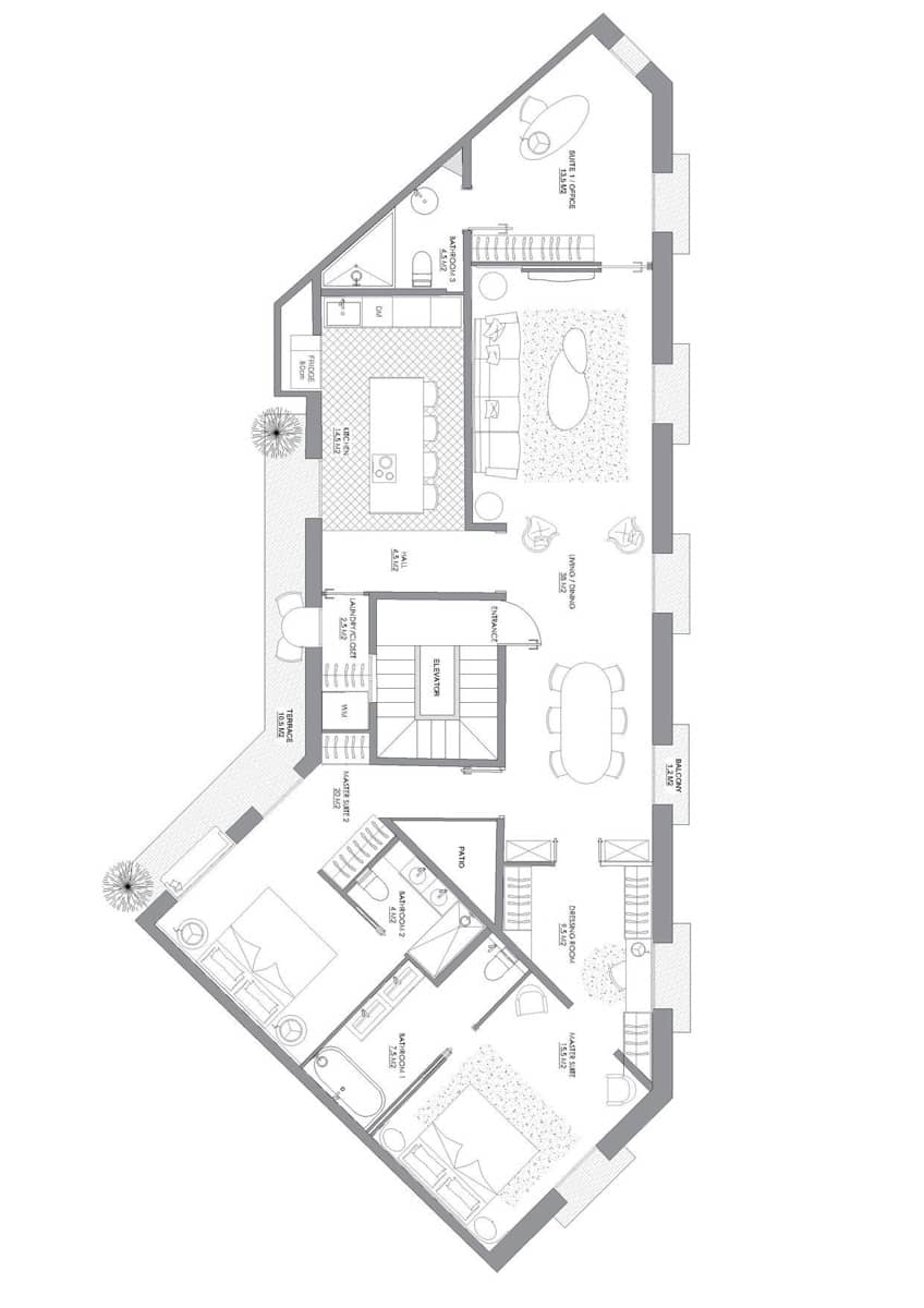 4 makuuhuone Asunto myytävänä paikassa Barcelona kaupunki - 1 890 000 € (Ref: 9387578)