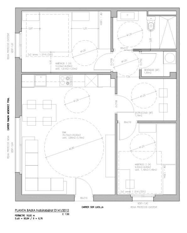2 camera da letto Appartamento in vendita in Mataro - 215.000 € (Rif: 10047472)