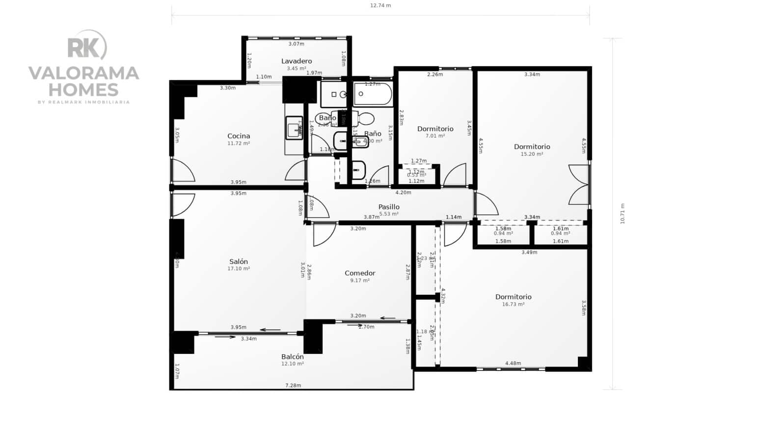 3 bedroom Flat for sale in La Manga del Mar Menor with garage - € 270,000 (Ref: 9348407)